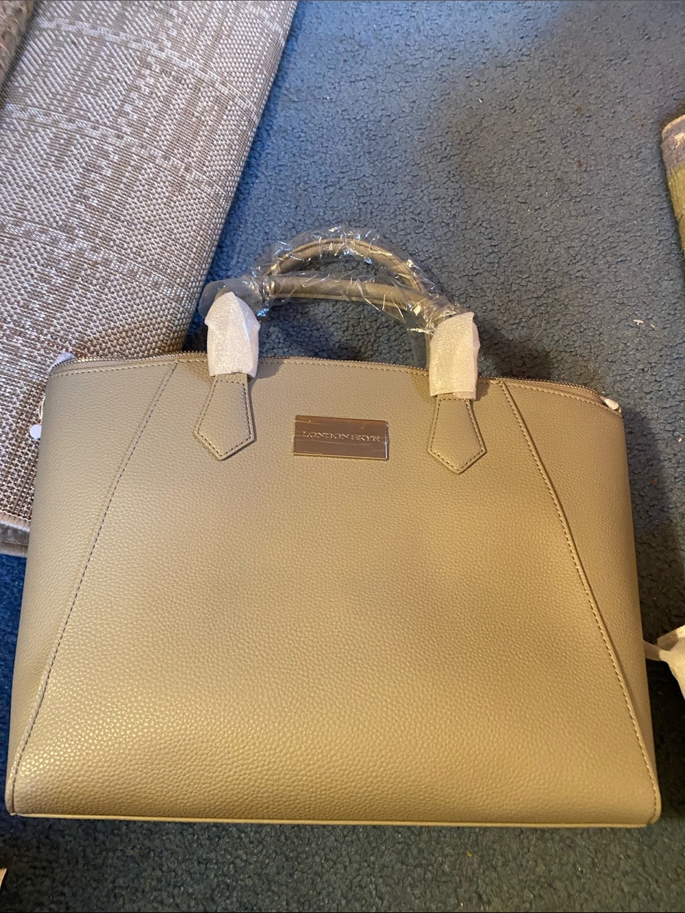 Structured Shoulder Bag with Top Handles
